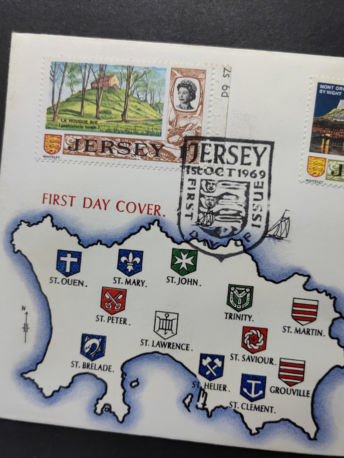 外国精品邮封（拍卖）第②③场 泽西岛1969  城邦地图 