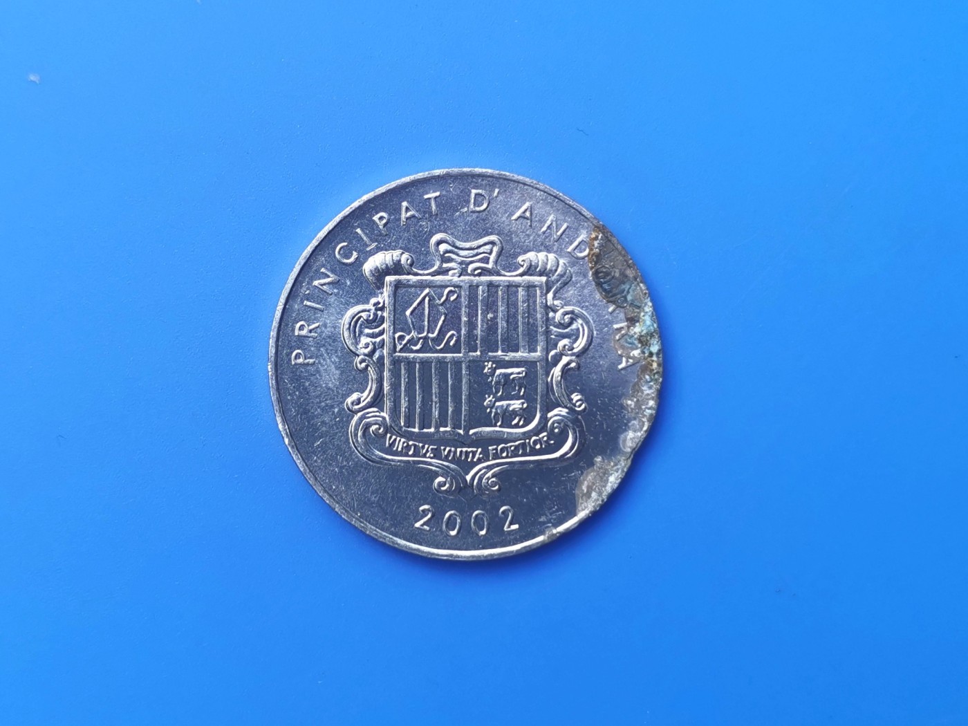 【易洋钱喜】第十三场 外国硬币专场 0元起拍 满百包邮 欧洲小国安道尔，大尺寸铝币