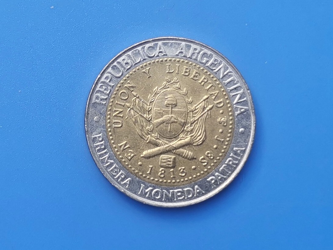 【易洋钱喜】第十三场 外国硬币专场 0元起拍 满百包邮 阿根廷太阳神，好品1比索