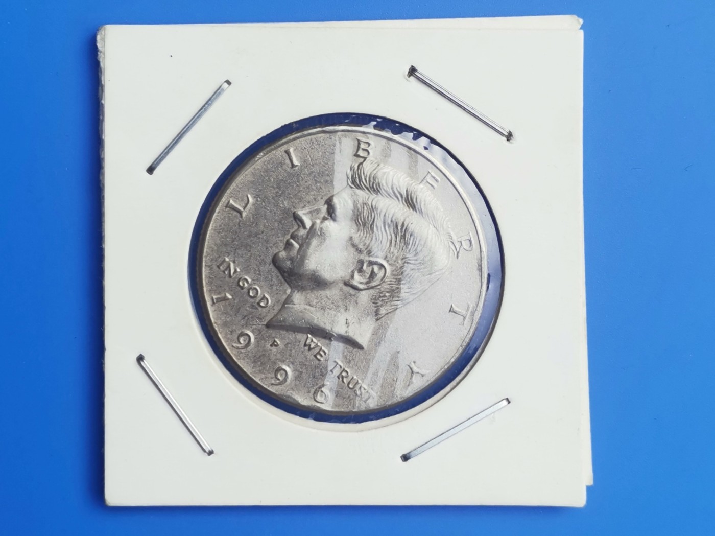 【易洋钱喜】第十三场 外国硬币专场 0元起拍 满百包邮 1996年，美乐宗肯尼迪50美分