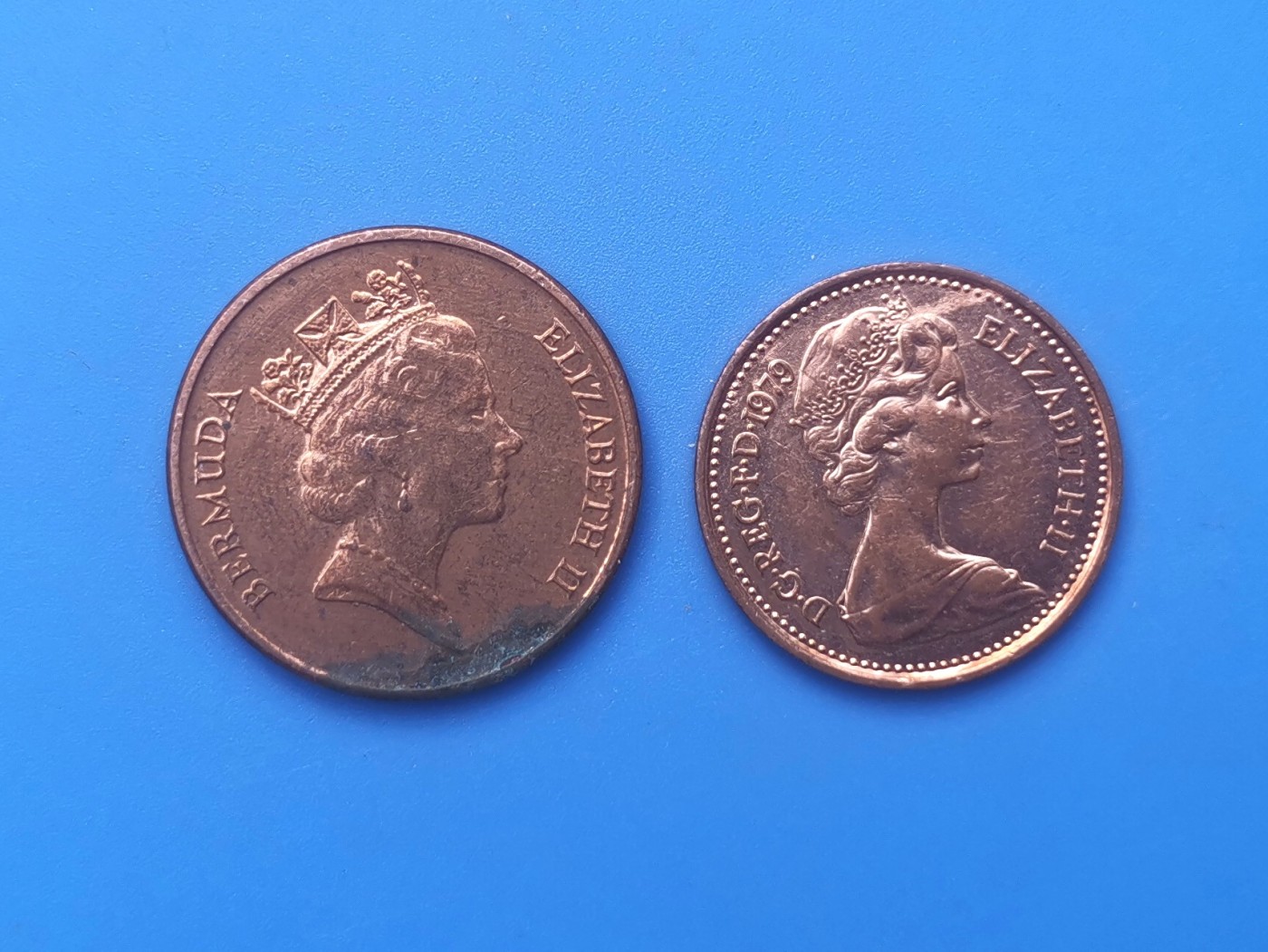 【易洋钱喜】第十三场 外国硬币专场 0元起拍 满百包邮 不同国家女王硬币两枚