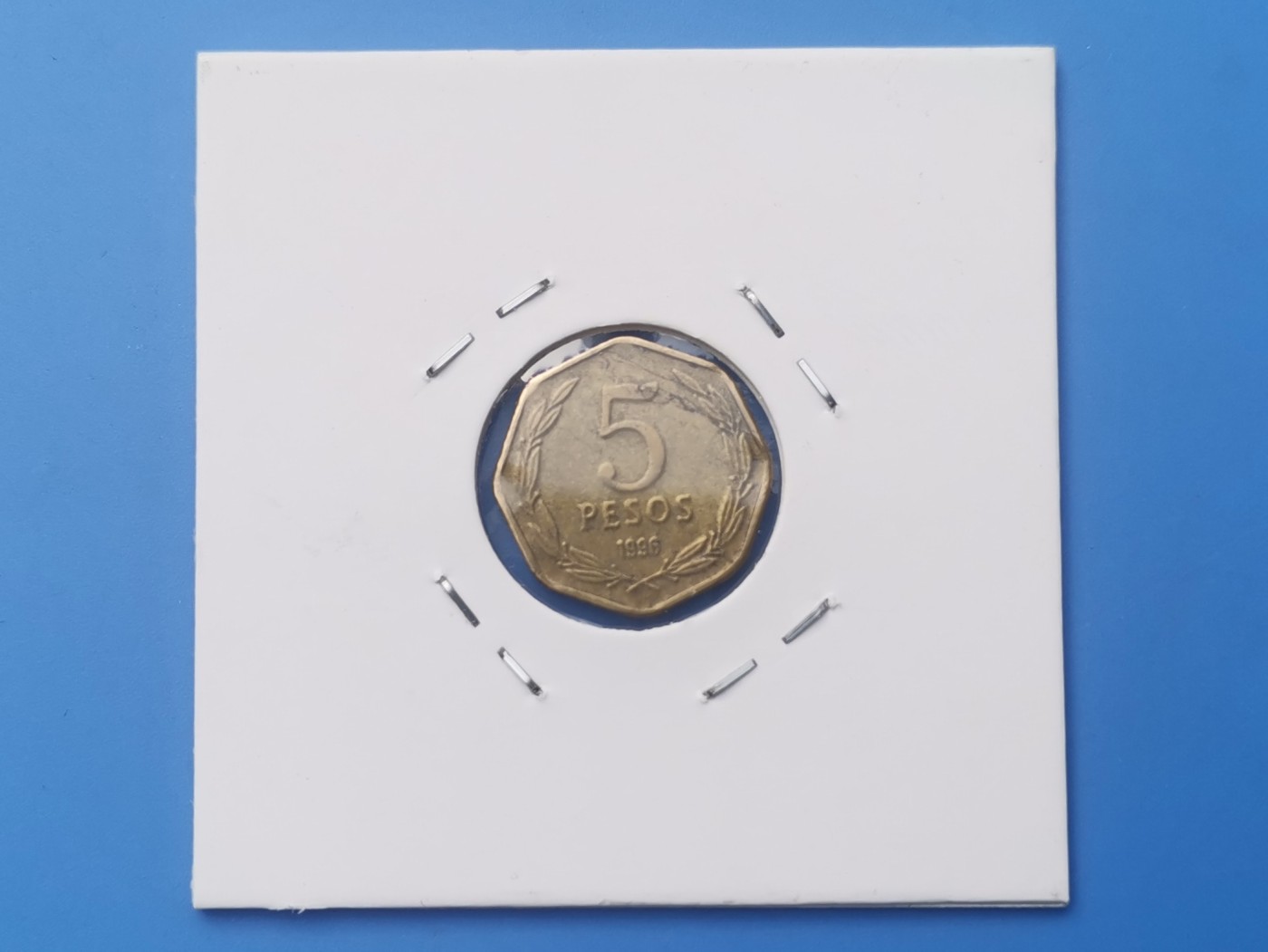 【易洋钱喜】第十三场 外国硬币专场 0元起拍 满百包邮 1996年智利5比索