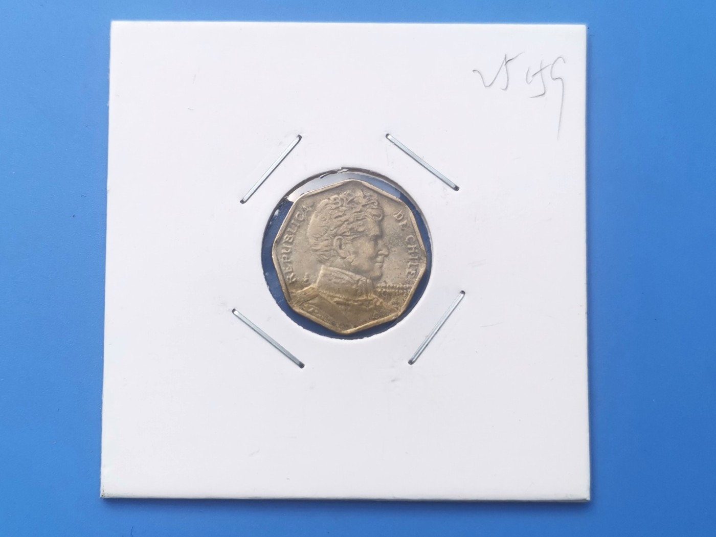 【易洋钱喜】第十三场 外国硬币专场 0元起拍 满百包邮 1996年智利5比索