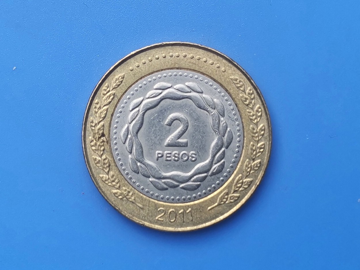 【易洋钱喜】第十三场 外国硬币专场 0元起拍 满百包邮 阿根廷太阳神，好品二比索