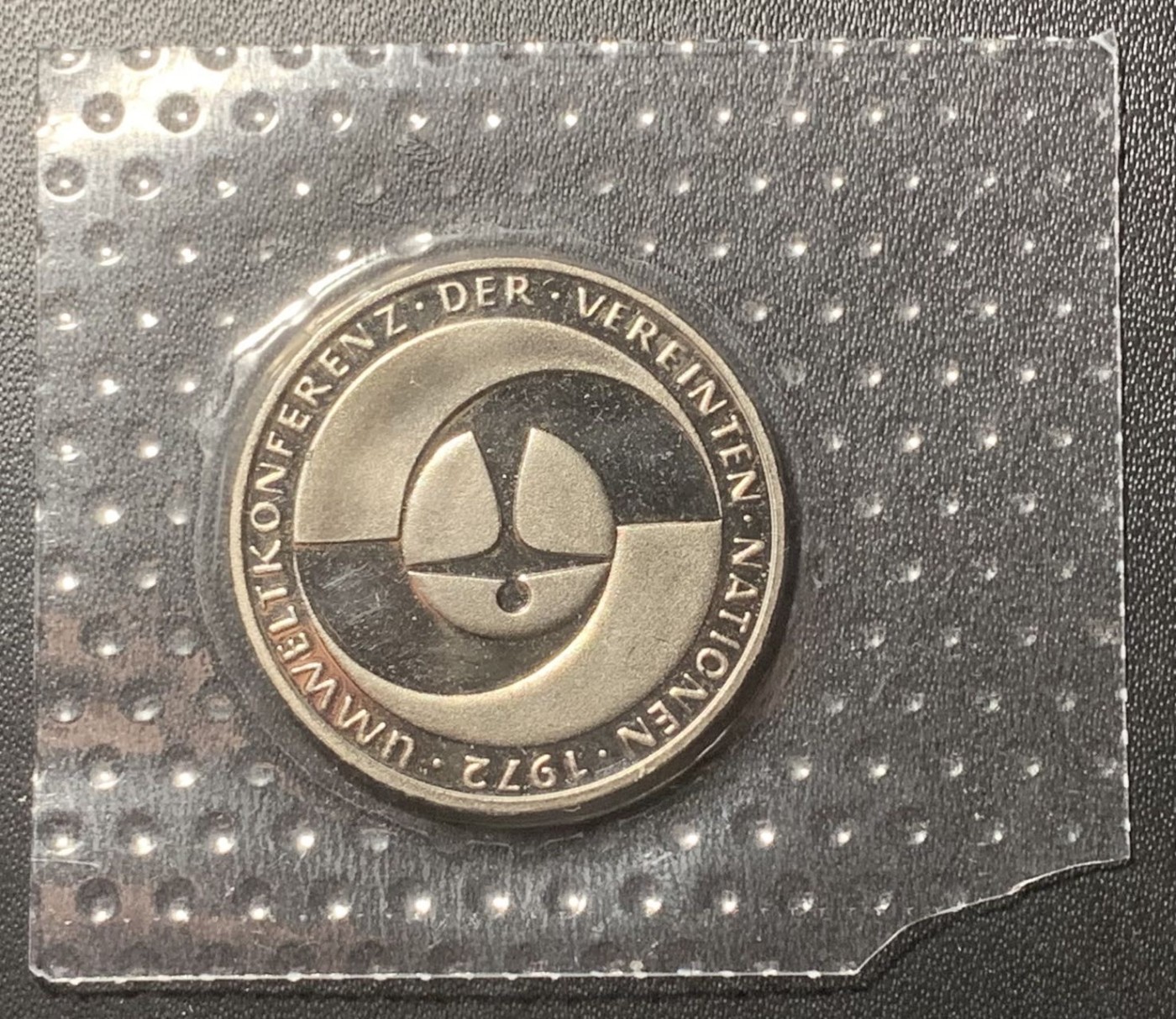 紫瑗钱币——第324期拍卖 联邦德国 1982年 F版 联合国环境会议10周年 5马克 镍币 精制 原封