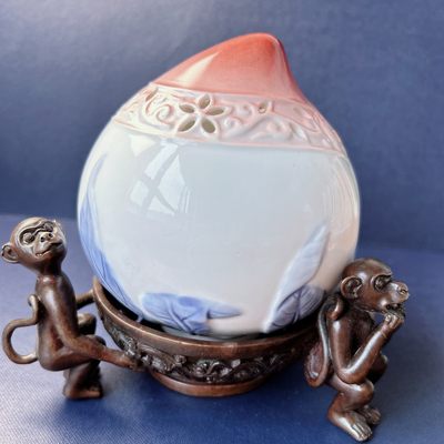 全场一元起拍 世界钱币散币专场 第39期 - 古董老式三不猴摆件铜器 不听不看不说猴子装饰三不猴“非礼勿视、非礼勿听、非礼勿言”