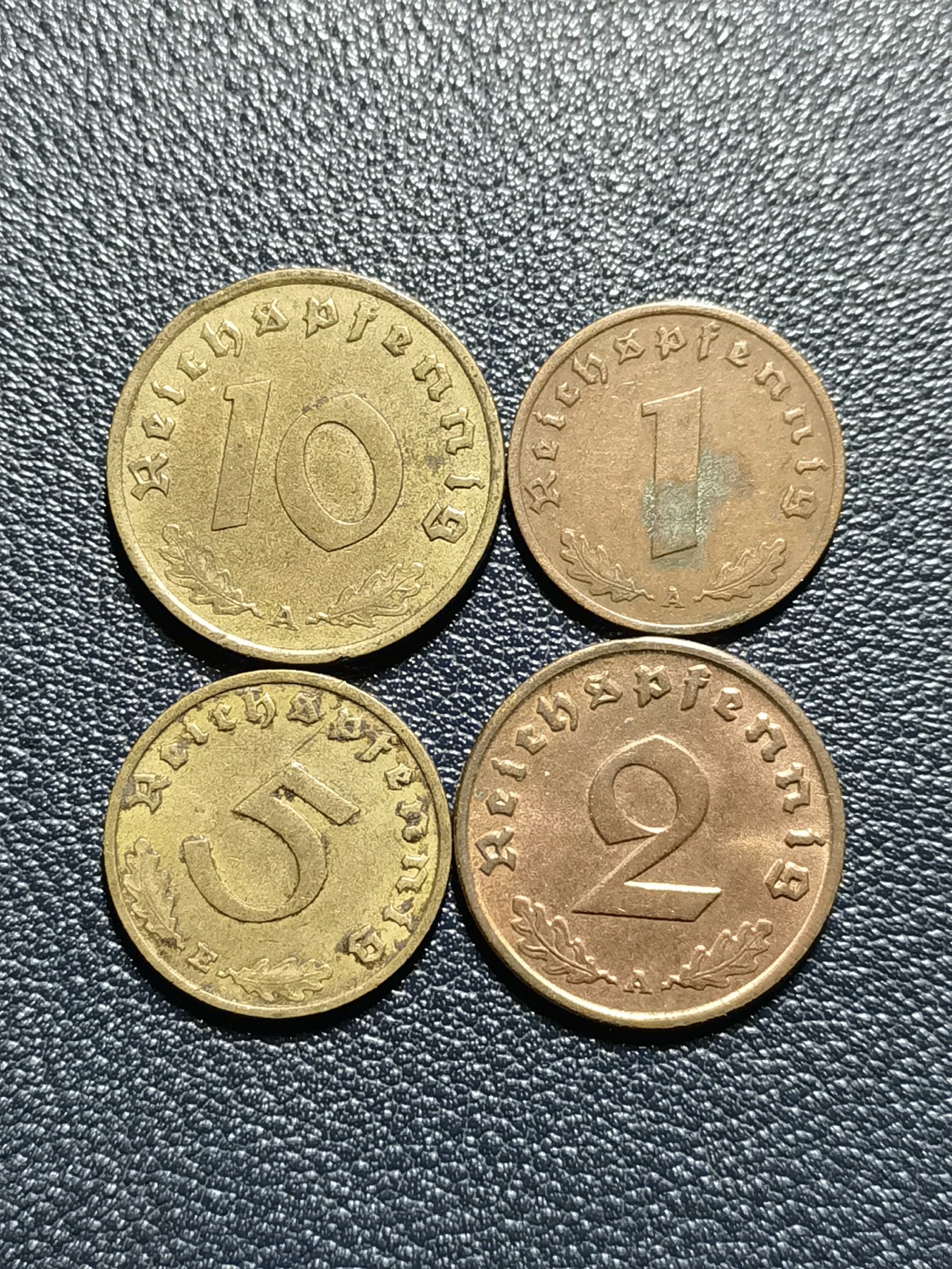🎉🎊乐享宝藏💎💰~20231118专场 德国10、5、2、1芬尼~1937年