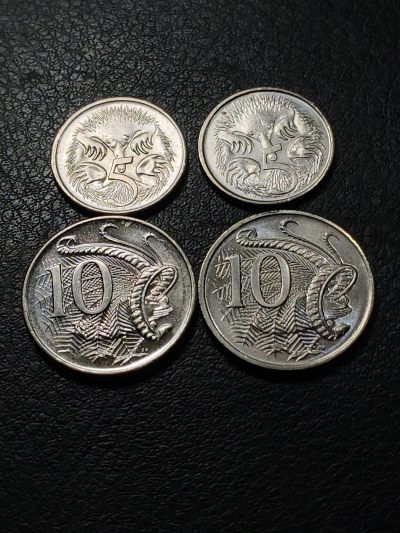 中外普精制硬币纪念币专场 - 澳大利亚辅币四枚