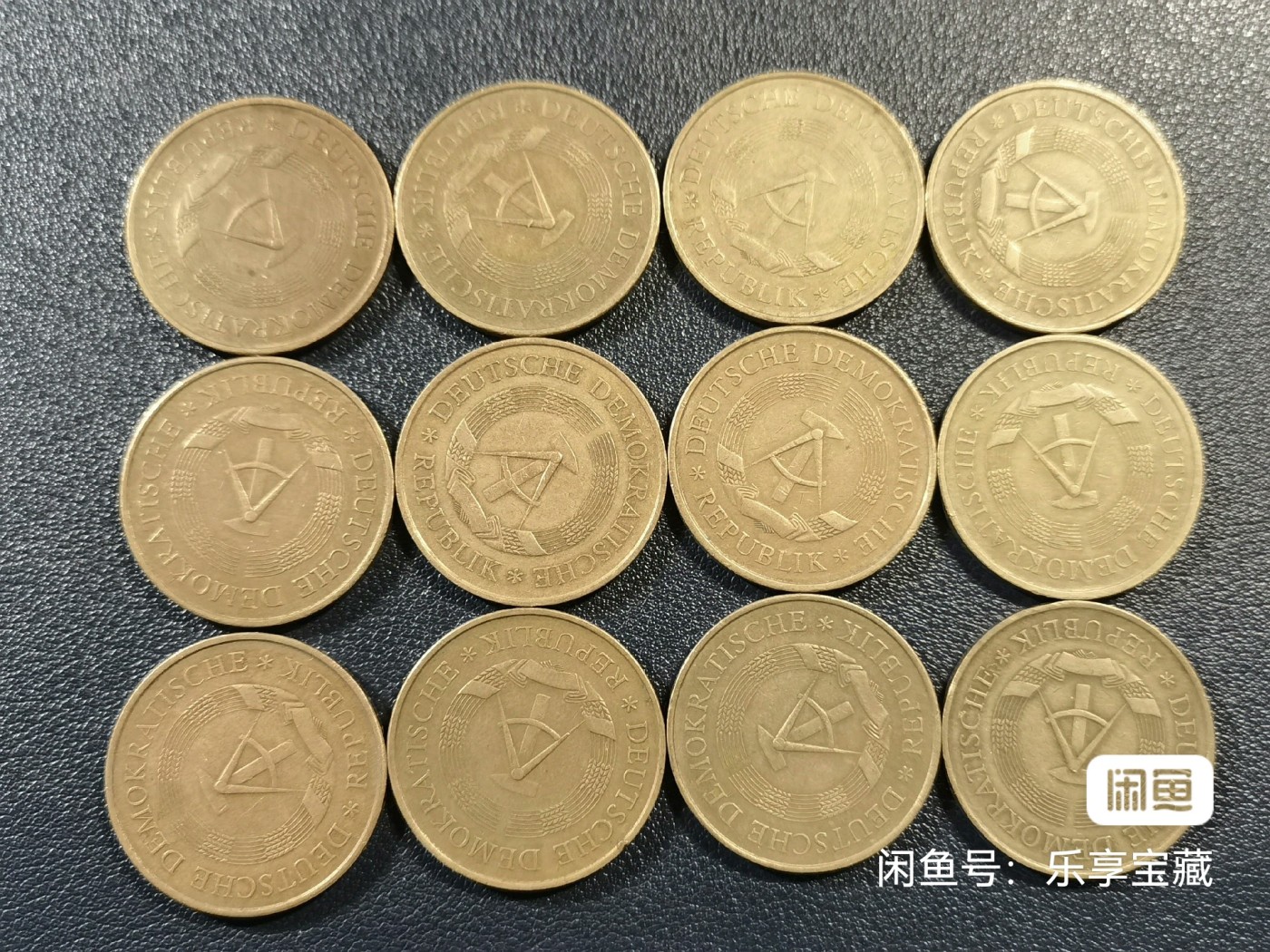 🎉🎊乐享宝藏💎💰~20231118专场 原民主德国建国20周年5马克纪念币12枚