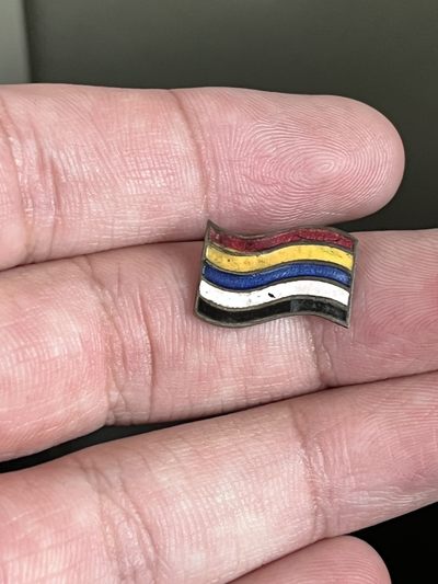 古冰库勋章杂项交流群第十五场群拍 - 民国政府五色旗章，大多是当时的官员佩戴