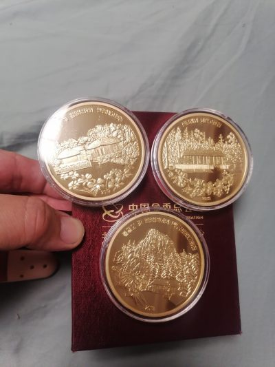 CSIS-GREAT评级精品钱币拍卖第二百二十期 - 朝鲜2019金家故居铜币3枚套