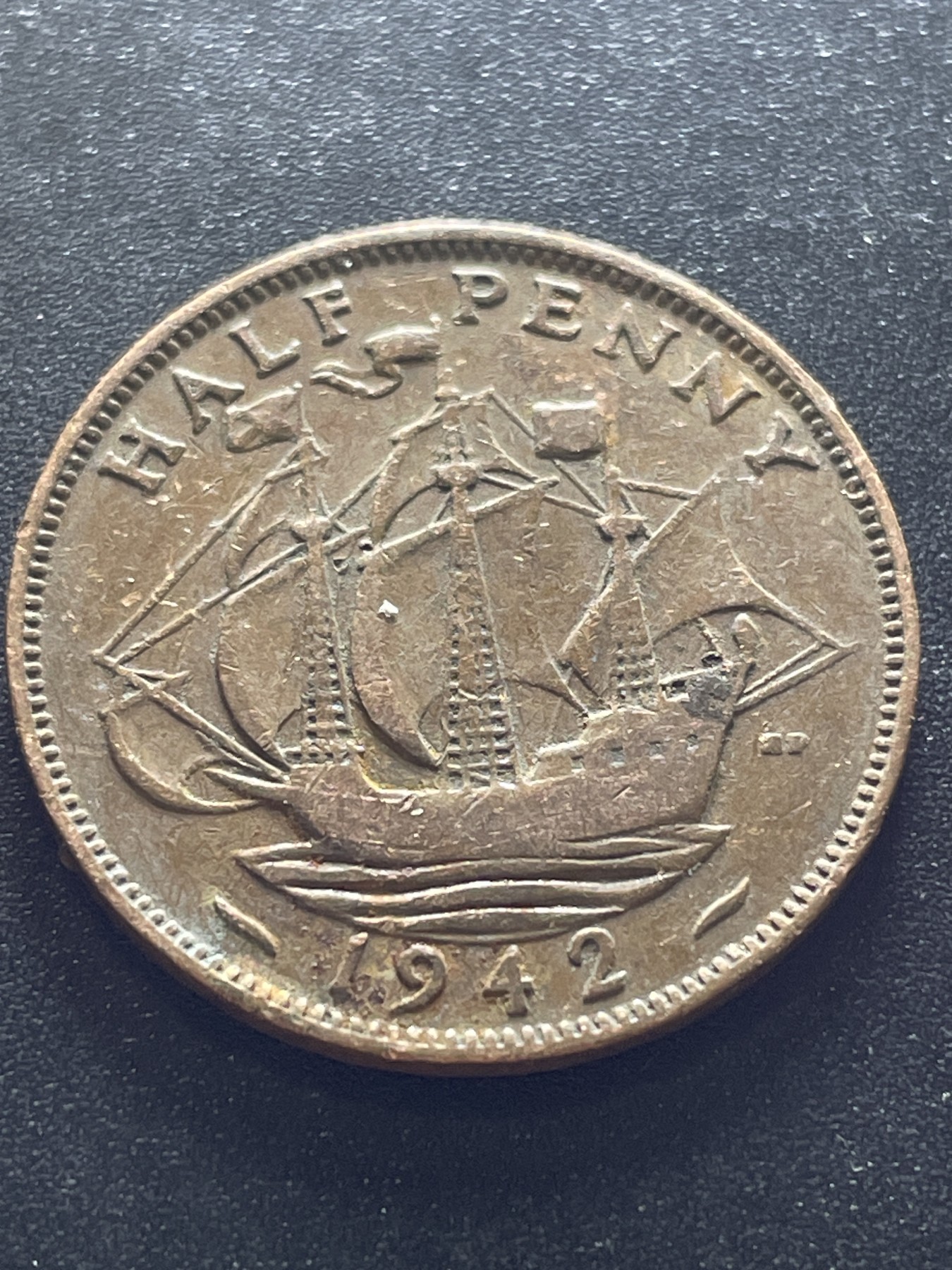 神仙姐姐散币好品专场第八期（无佣金，预留三期自动发出 1942年英国乔治六世半便士