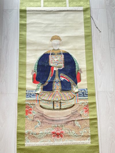 海外回流精品拍卖 - 欧洲回流一品诰命夫人画像