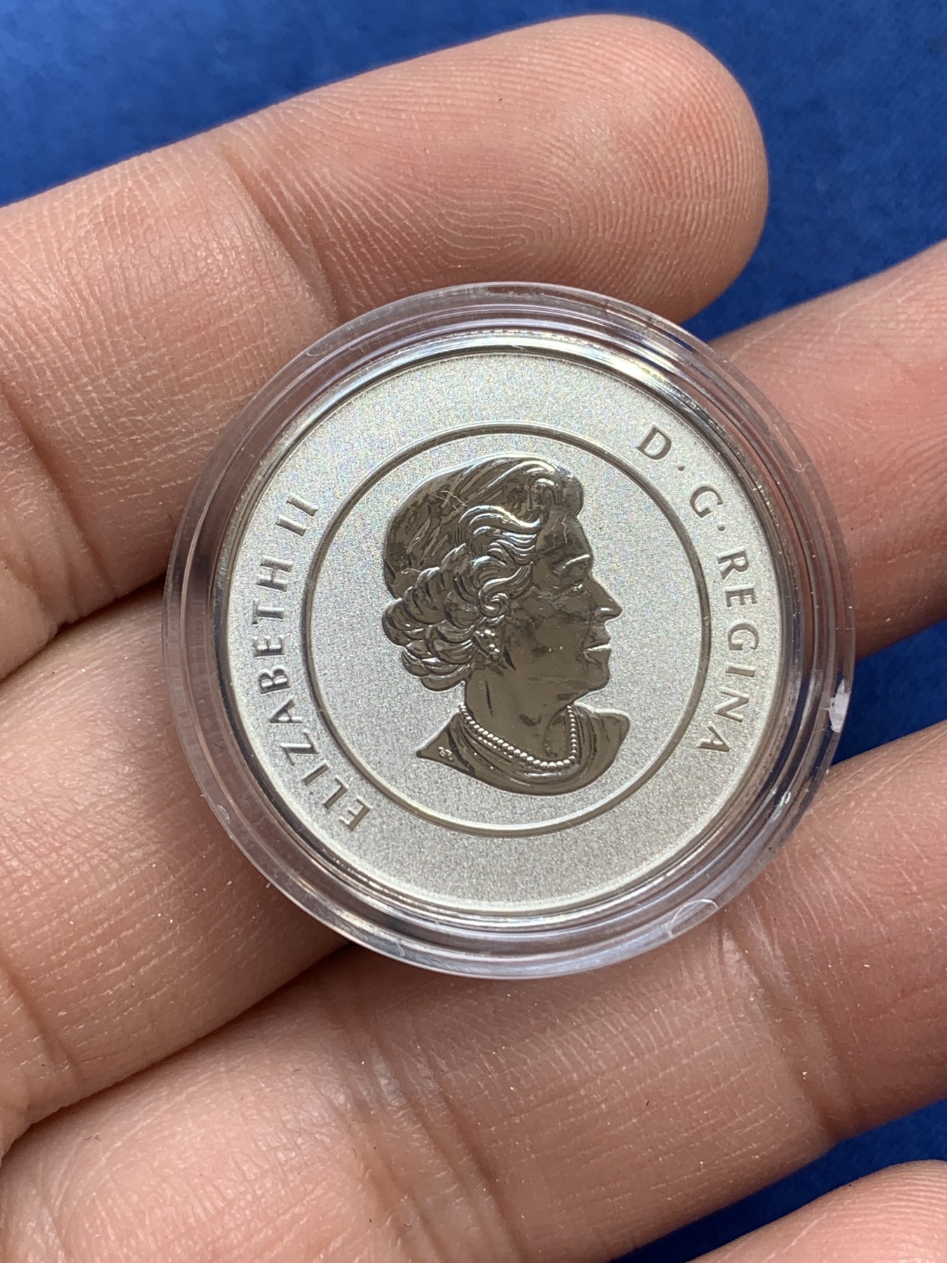 《竞宝斋》第215场-周日，周一 2场 (全场包邮) 加拿大2013精致9999纯银20元银币