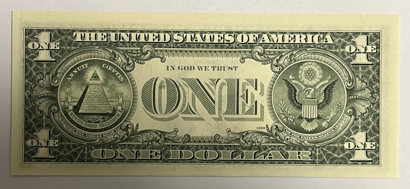 Chase Auction 第26期 - - 外钞、民国钞和人民币混合场！（临时有事，改到22号） 1981正版 1美元 星补号（Replacement）经典老版