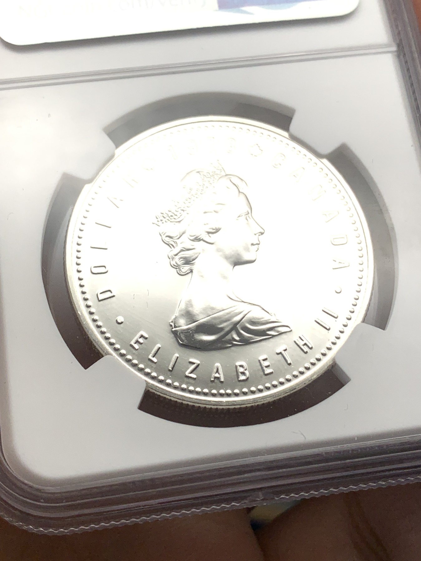 《竞宝斋》第215场-周日，周一 2场 (全场包邮) NGC SP69 加拿大1978年英联邦运动会1元银币