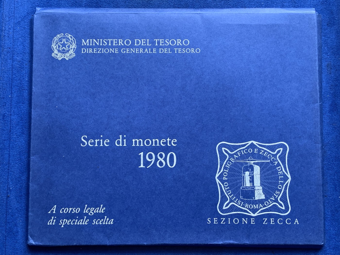 《竞宝斋》第215场-周日，周一 2场 (全场包邮) 意大利1980年套币 含人妻500里拉银币一枚