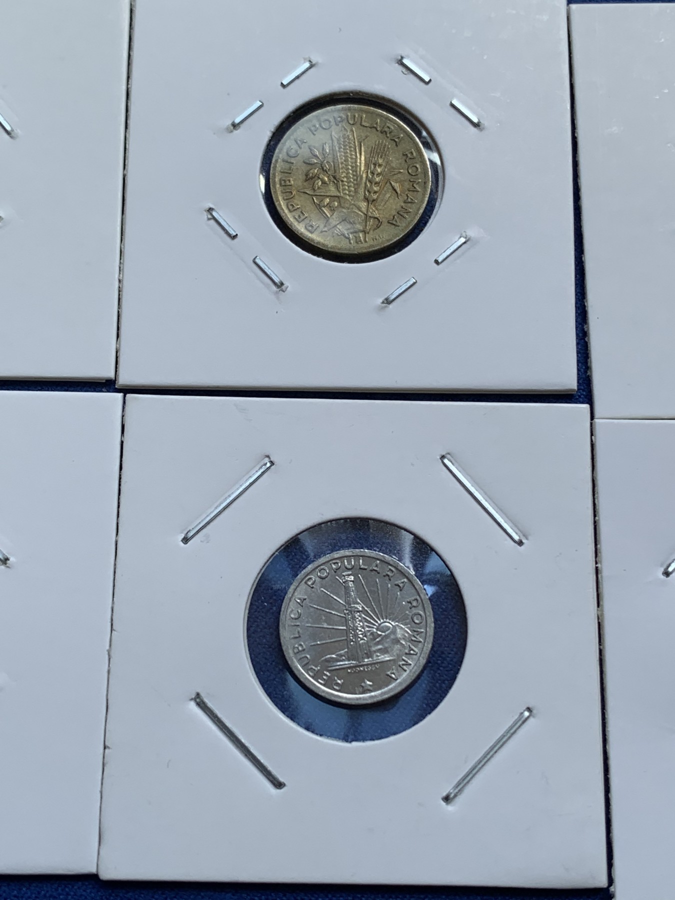 《竞宝斋》第215场-周日，周一 2场 (全场包邮) 7枚一组 罗马尼亚人民共和国早期裸币