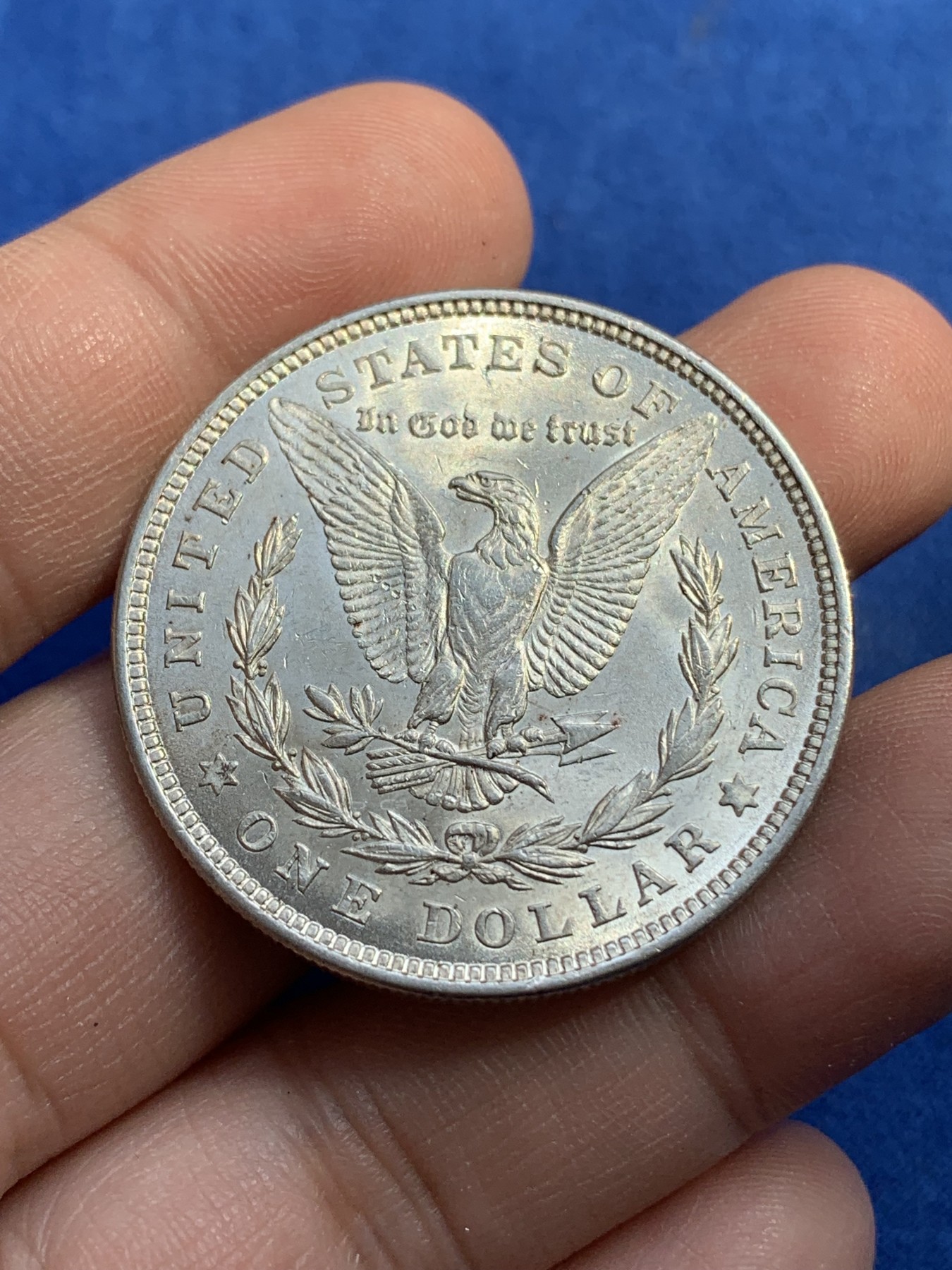 《竞宝斋》第215场-周日，周一 2场 (全场包邮) 美国1921年 摩根 1美元 大银币