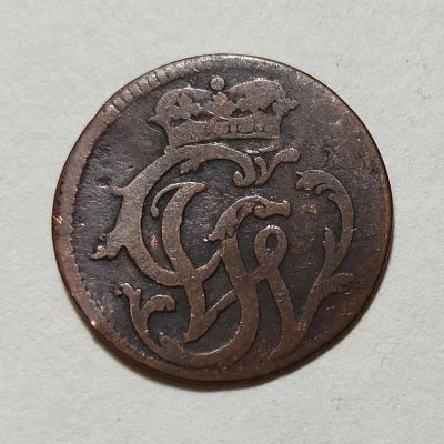 🎡英国回流趣味小币专场-伦敦眼麦稀奇首拍（0佣金自动拍） - 德国Wied-Runkel邦1758年1/4 Stuber铜币，少见品种