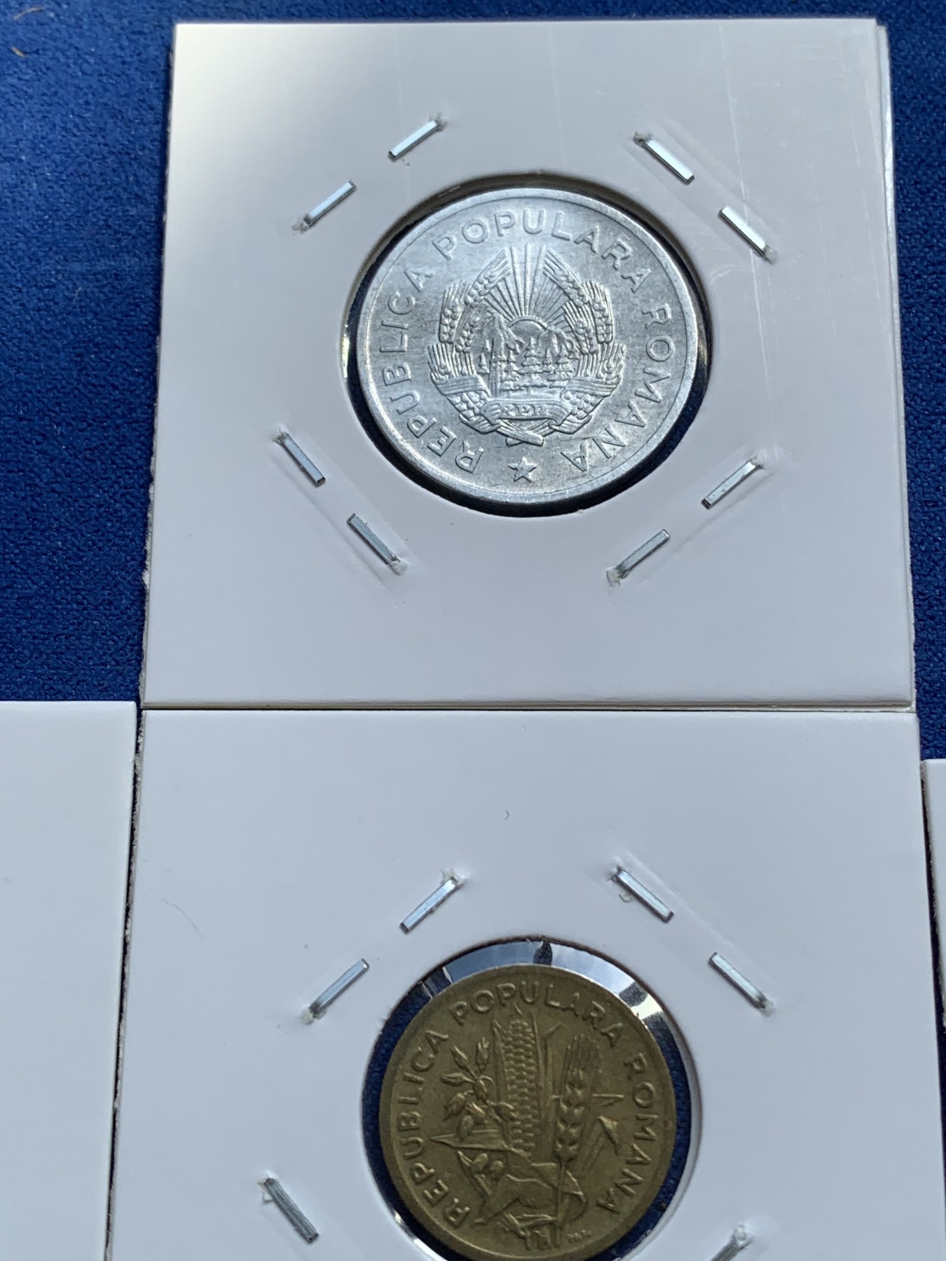 《竞宝斋》第215场-周日，周一 2场 (全场包邮) 7枚一组 罗马尼亚人民共和国早期裸币