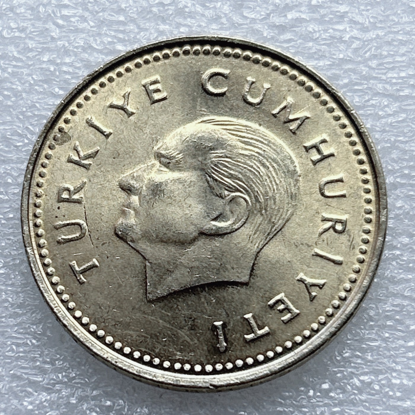 全场一元起拍 世界钱币散币专场 第37期 土耳其1991年2500里拉铜镍币 国父凯末尔 原光品