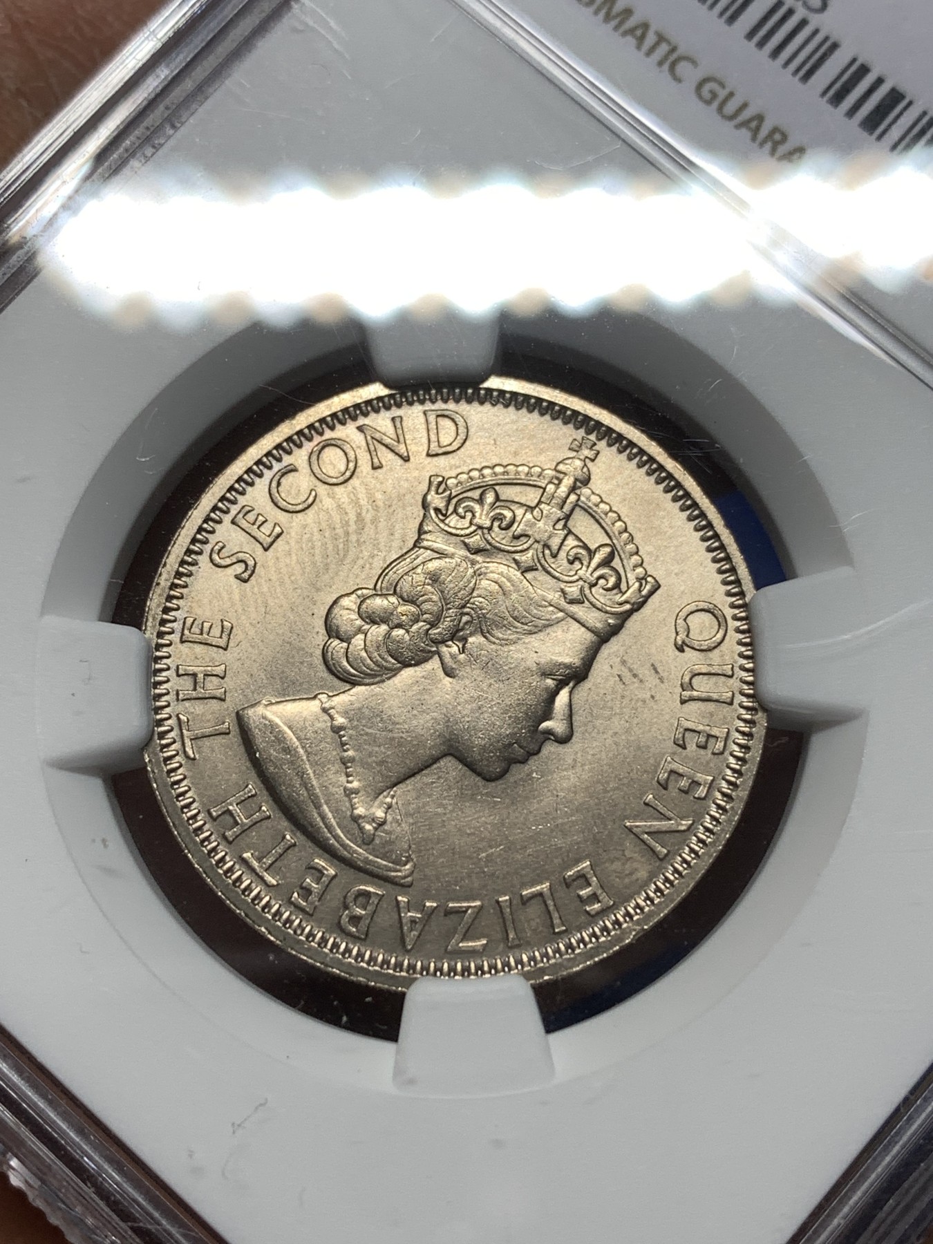 《竞宝斋》第215场-周日，周一 2场 (全场包邮) NGC MS65 马来亚和英属婆罗洲1961年H版50分