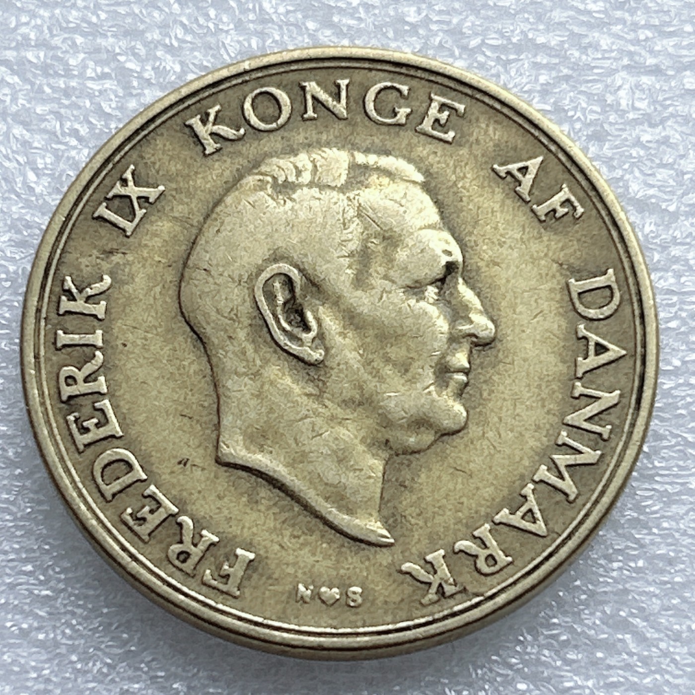 全场一元起拍 世界钱币散币专场 第37期 丹麦王国弗雷德里克九世1948年2克朗 铝青铜币