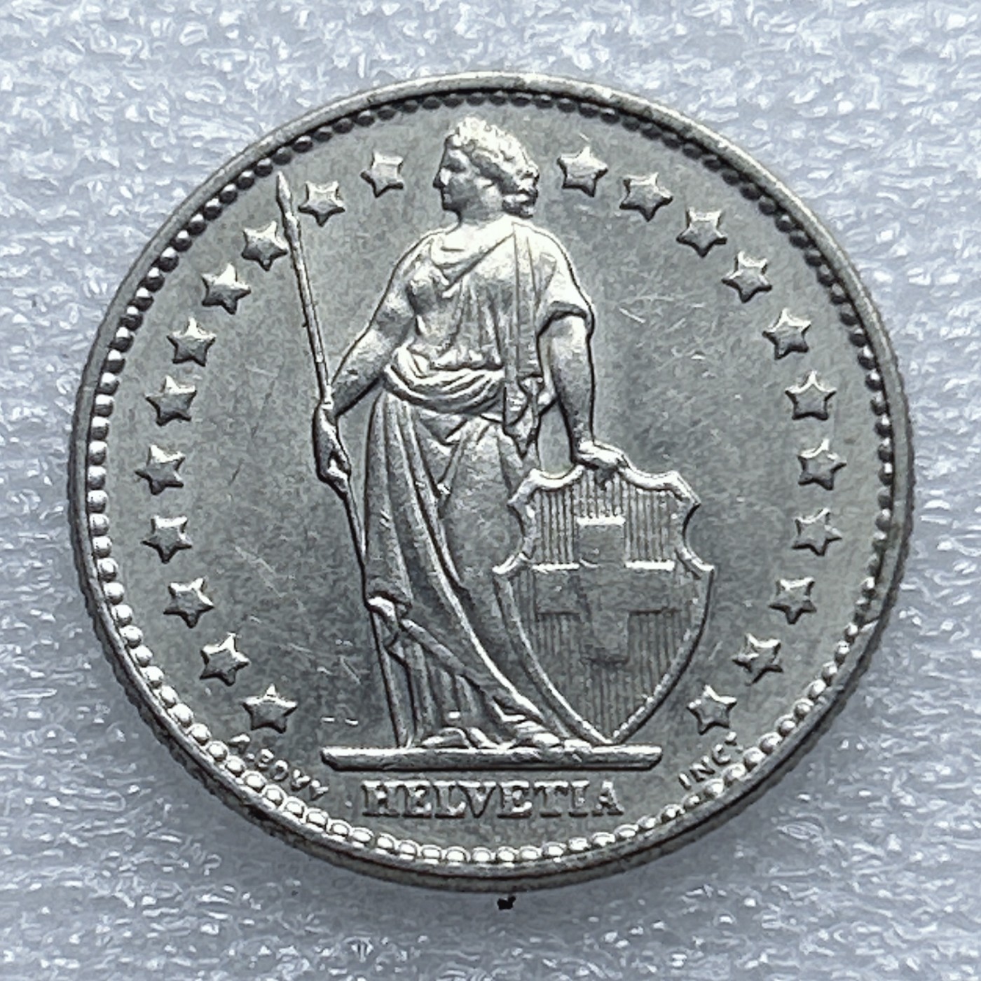 全场一元起拍 世界钱币散币专场 第37期 瑞士 1978年1法朗镍币