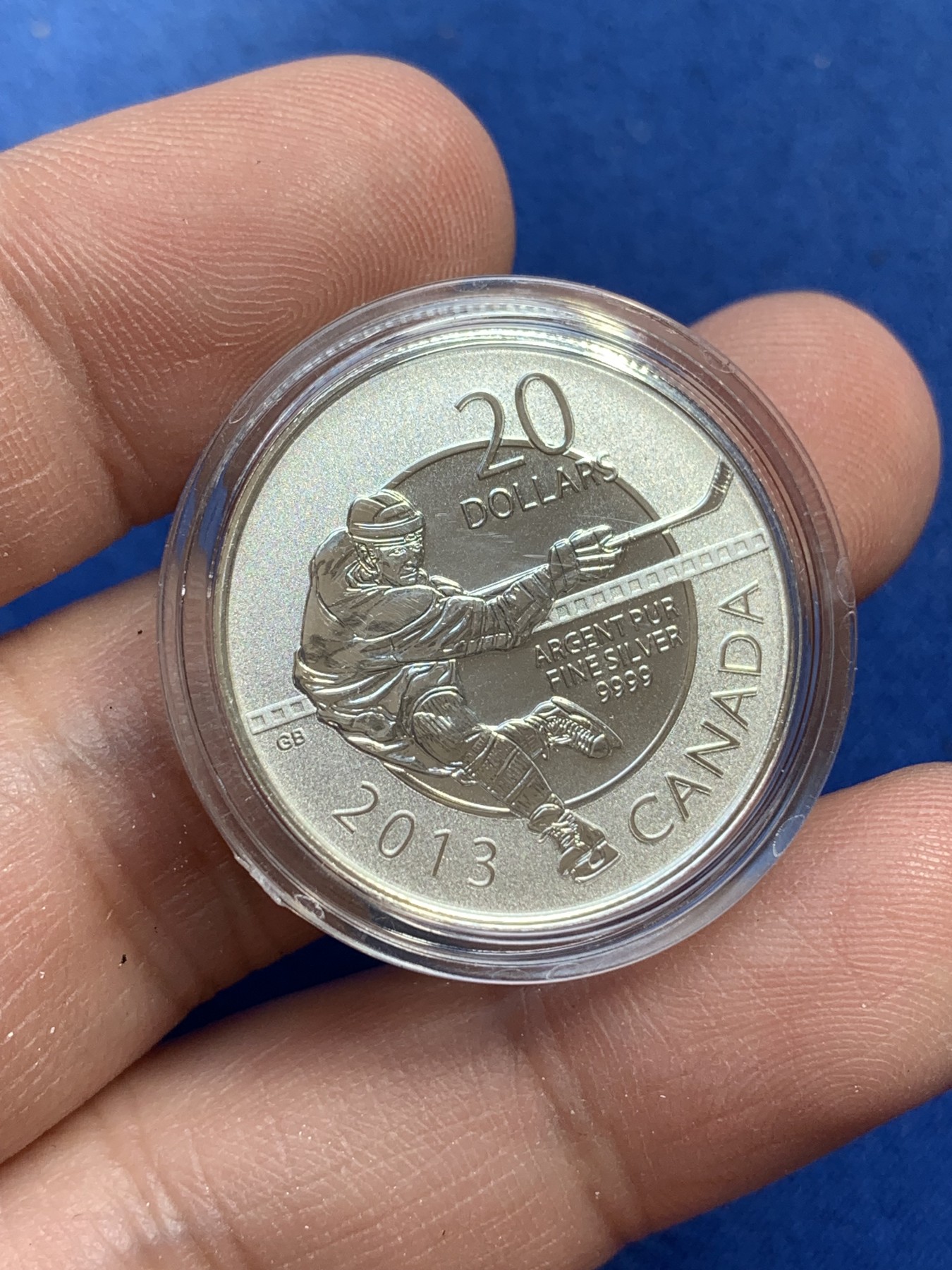 《竞宝斋》第215场-周日，周一 2场 (全场包邮) 加拿大2013精致9999纯银20元银币