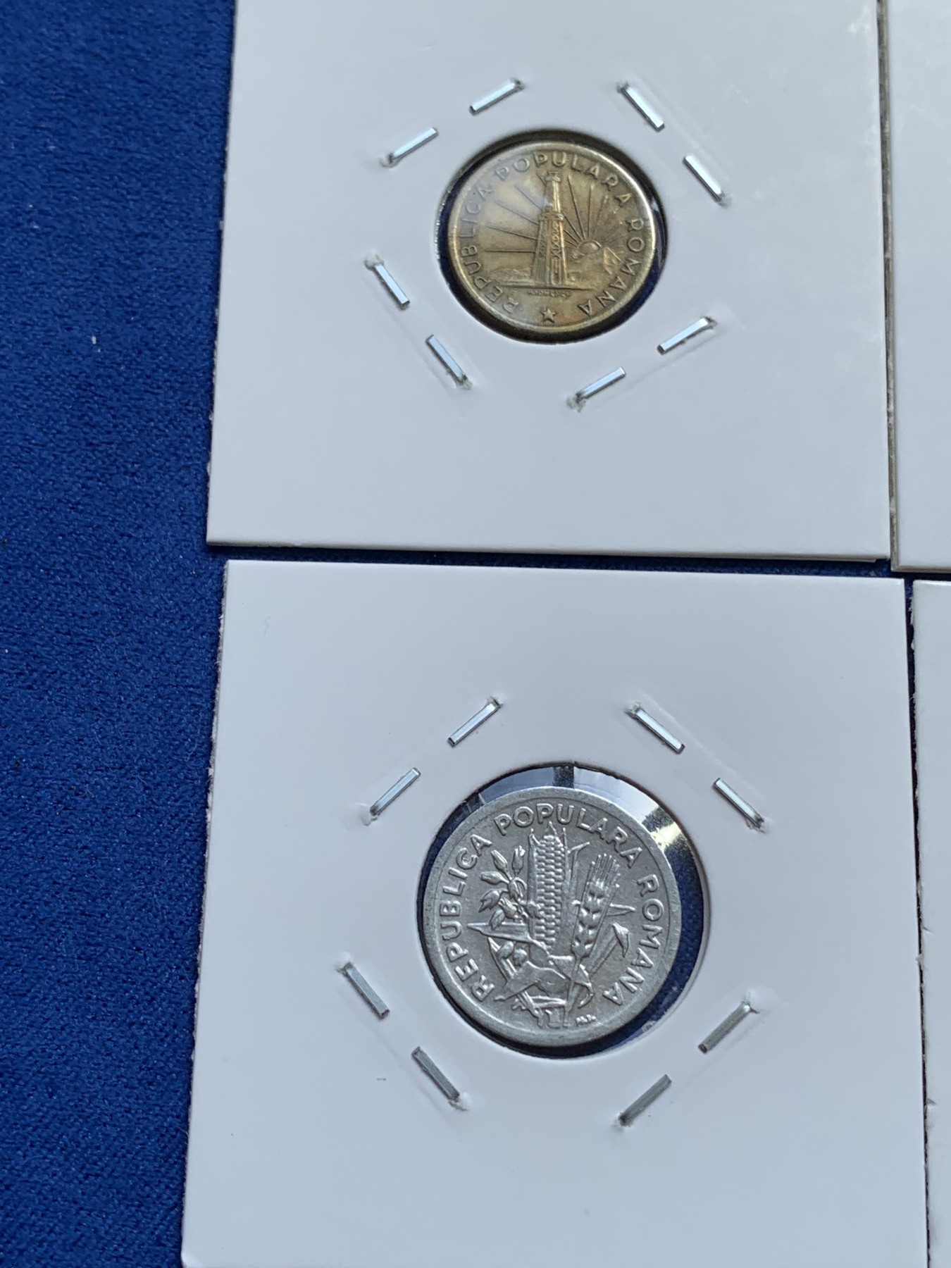 《竞宝斋》第215场-周日，周一 2场 (全场包邮) 7枚一组 罗马尼亚人民共和国早期裸币