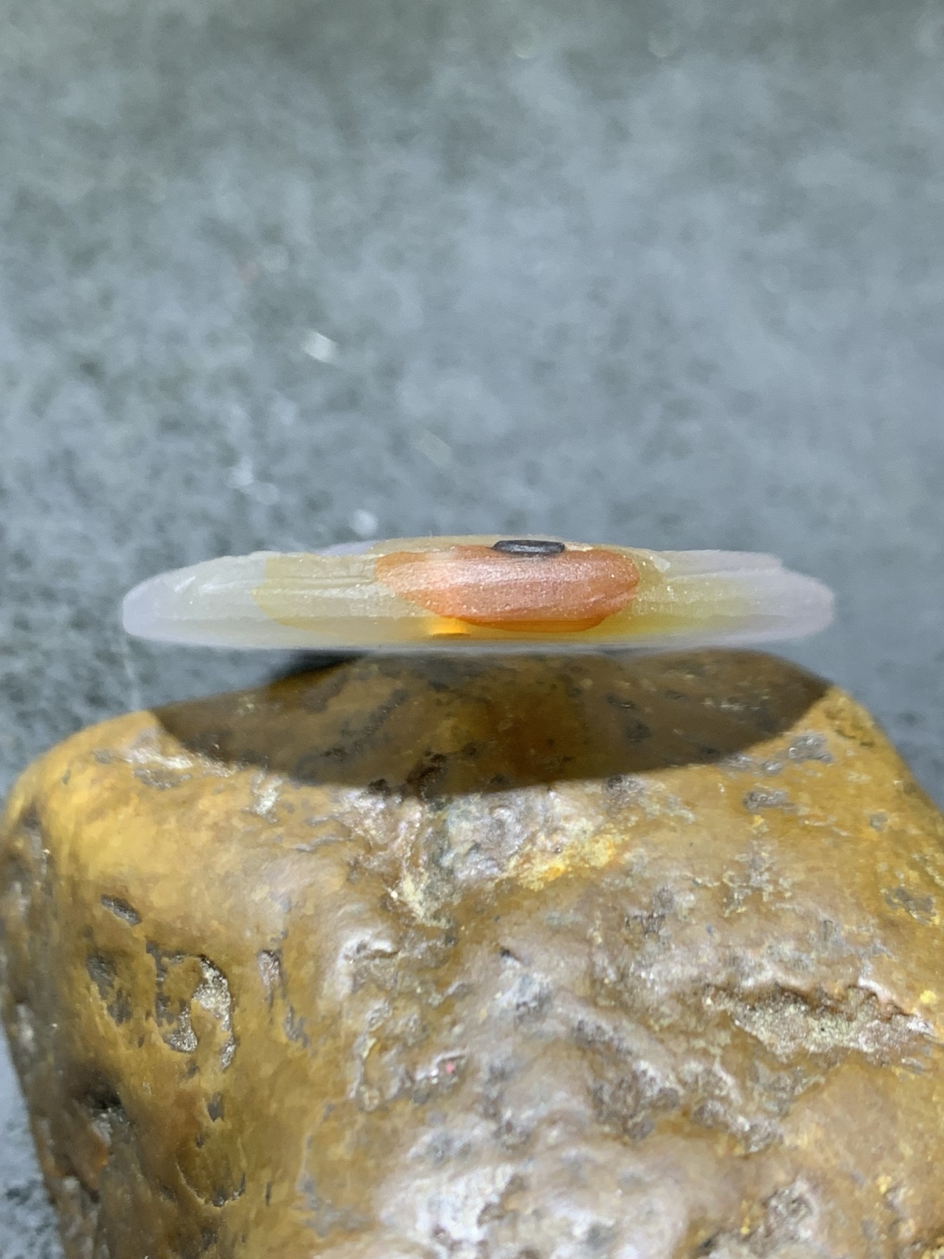 精美天然亚光高玉化巴西玛瑙手工俏色巧雕白鹭吊坠一个，