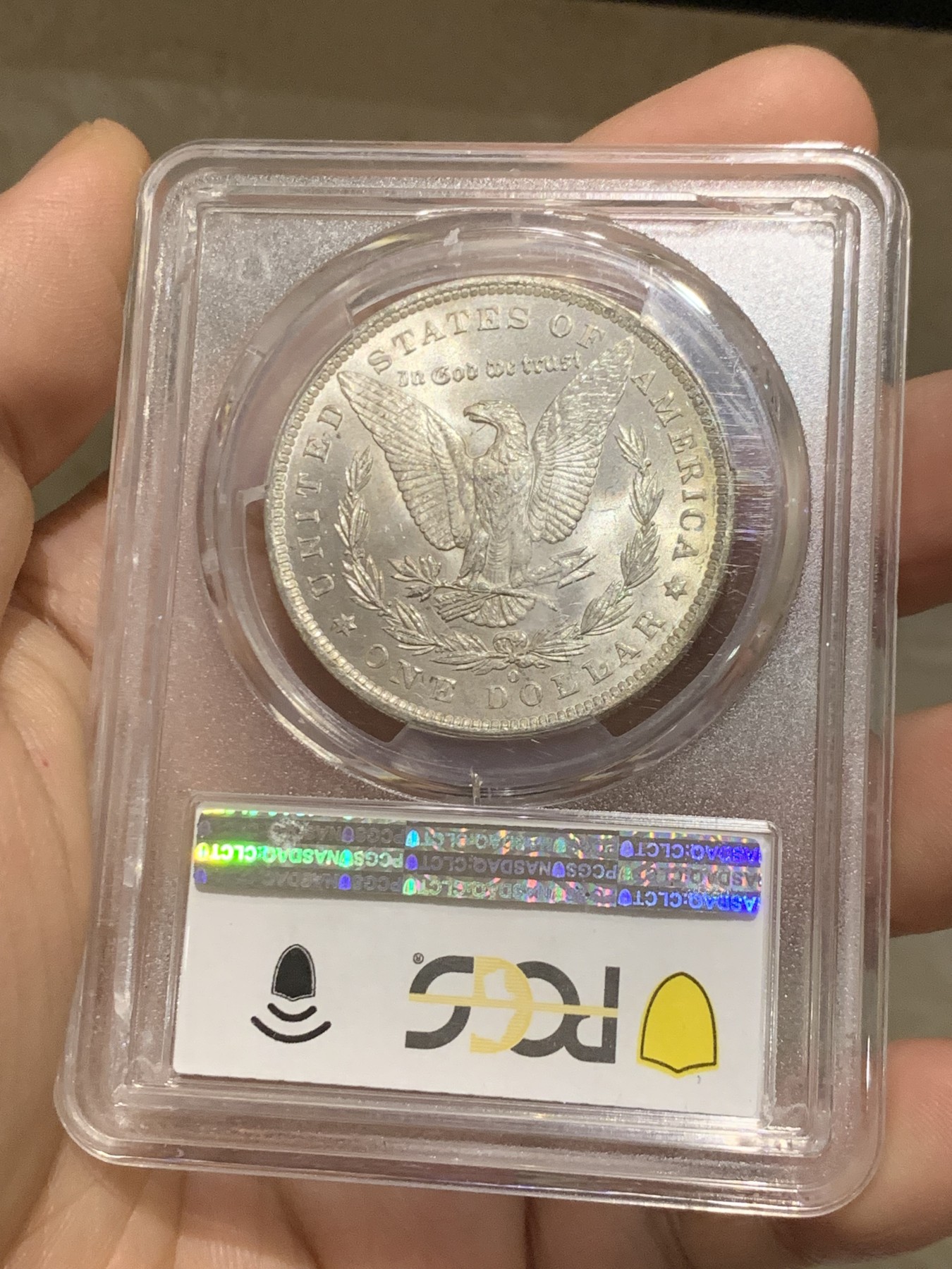 《竞宝斋》第215场-周日，周一 2场 (全场包邮) PCGS MS64 美国1885年O版摩根银元