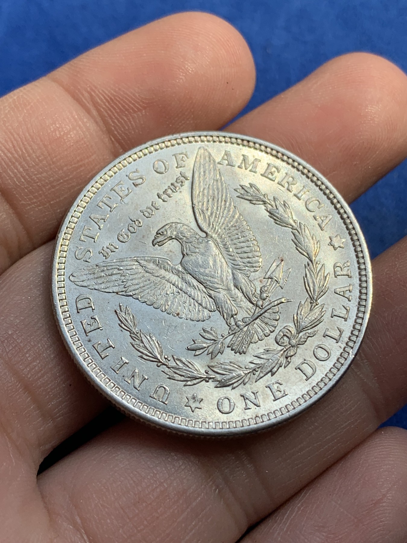 《竞宝斋》第215场-周日，周一 2场 (全场包邮) 美国1921年 摩根 1美元 大银币