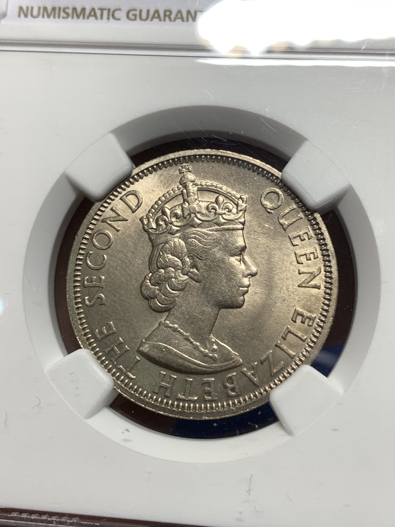 《竞宝斋》第215场-周日，周一 2场 (全场包邮) NGC MS65 马来亚和英属婆罗洲1961年H版50分