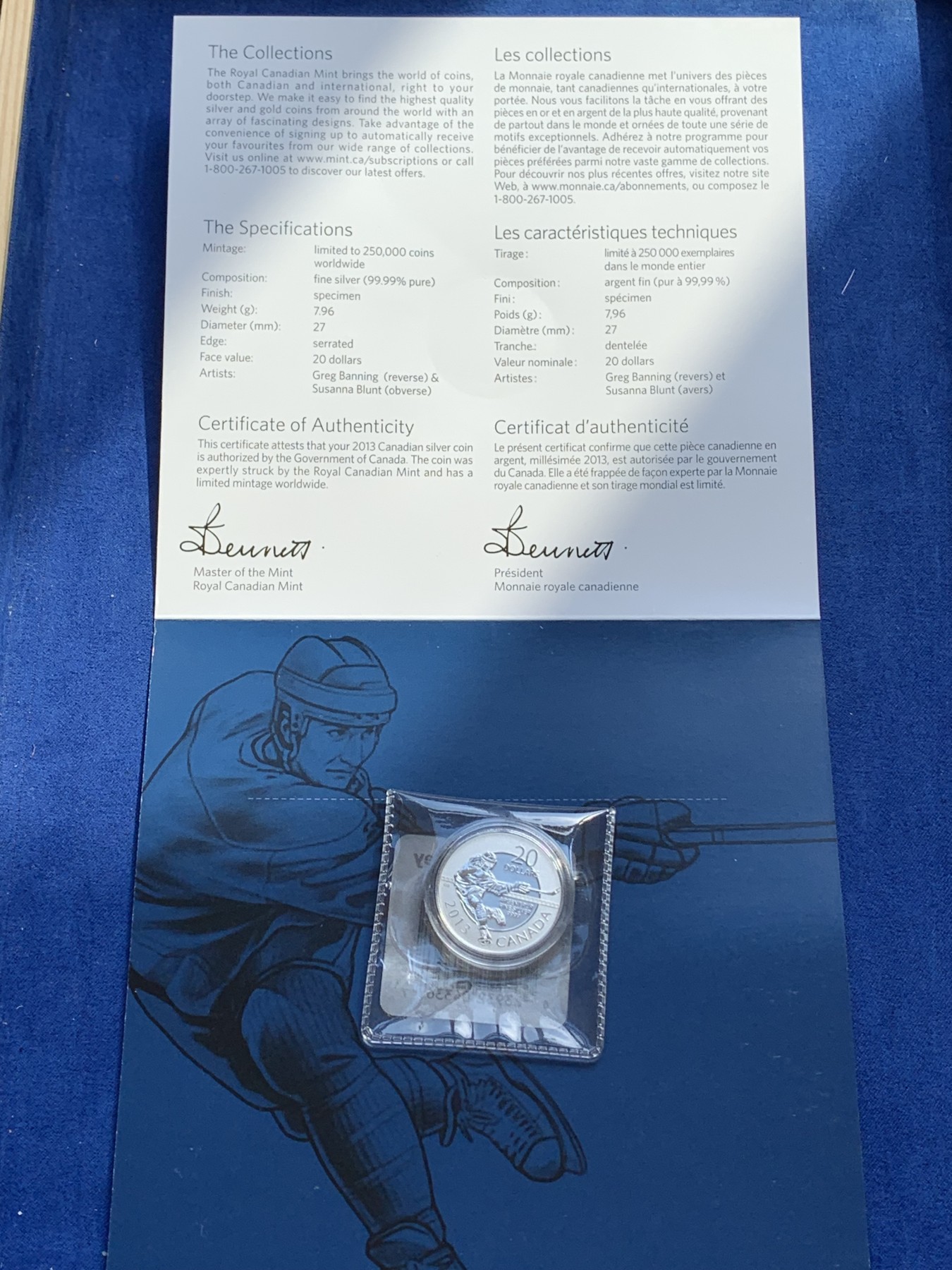 《竞宝斋》第215场-周日，周一 2场 (全场包邮) 加拿大2013精致9999纯银20元银币