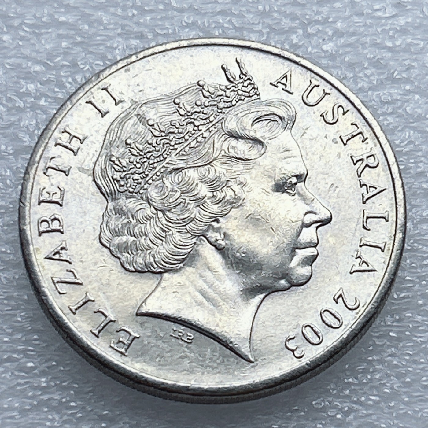 全场一元起拍 世界钱币散币专场 第37期 2003年澳大利亚20分纪念澳大利亚志愿者铜镍币