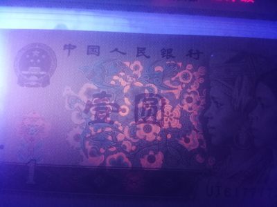 评级人民币，纪念钞单张 961中狮子号，UJ61777737