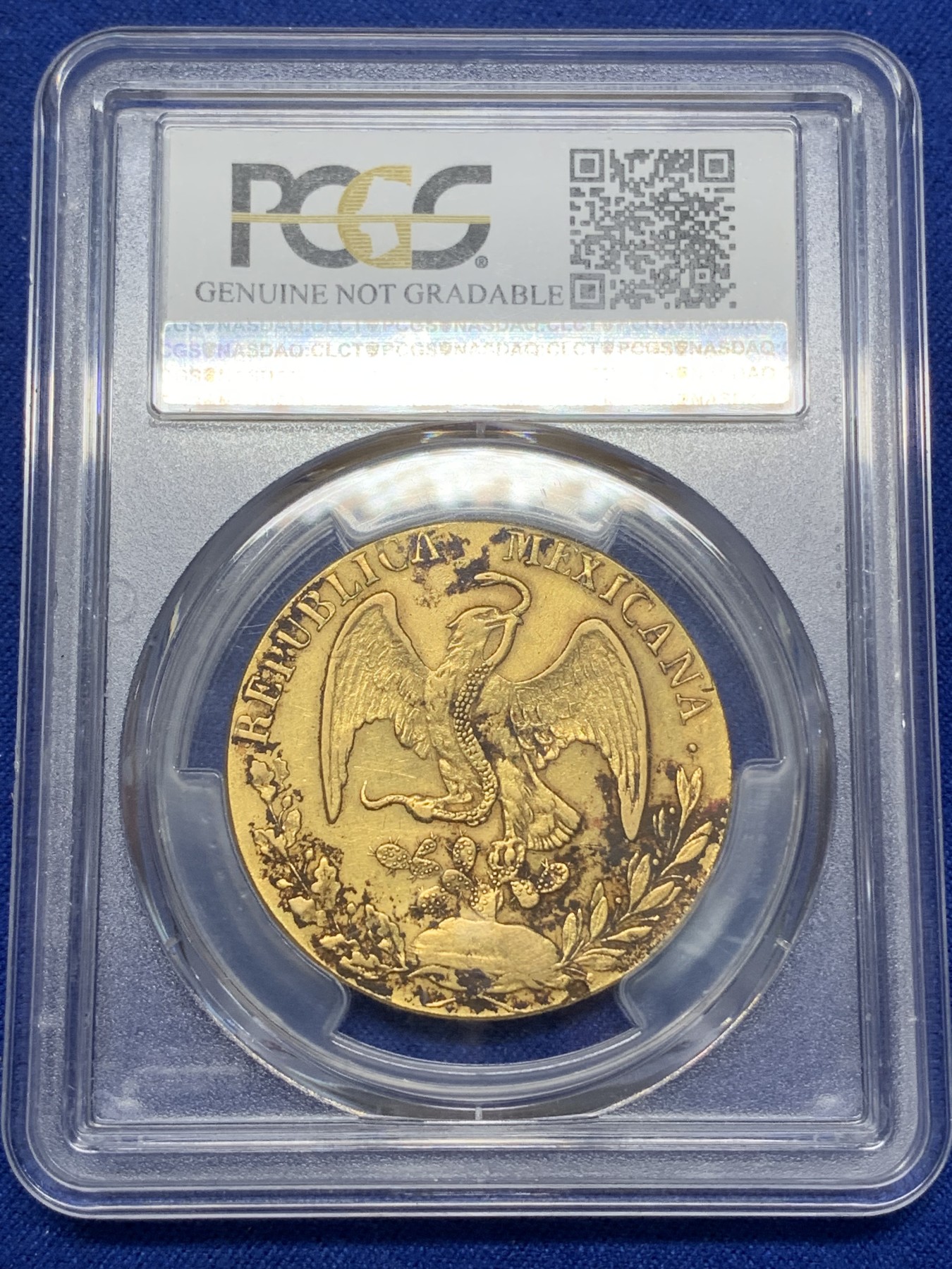 《竞宝斋》第215场-周日，周一 2场 (全场包邮) PCGS XFD 墨西哥1833 DO RM 自由帽 鹰洋 8埃斯库多大金币