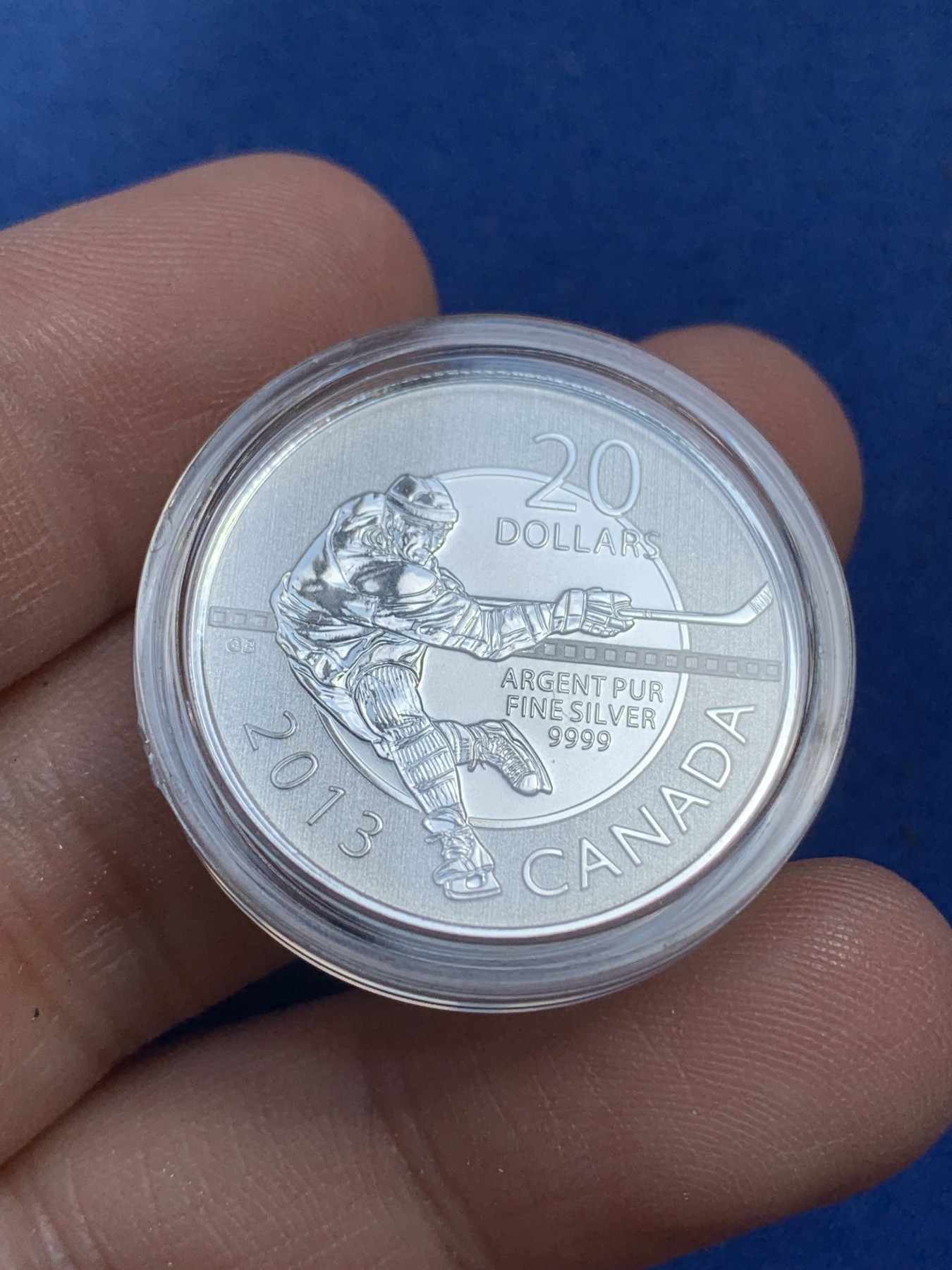 《竞宝斋》第215场-周日，周一 2场 (全场包邮) 加拿大2013精致9999纯银20元银币