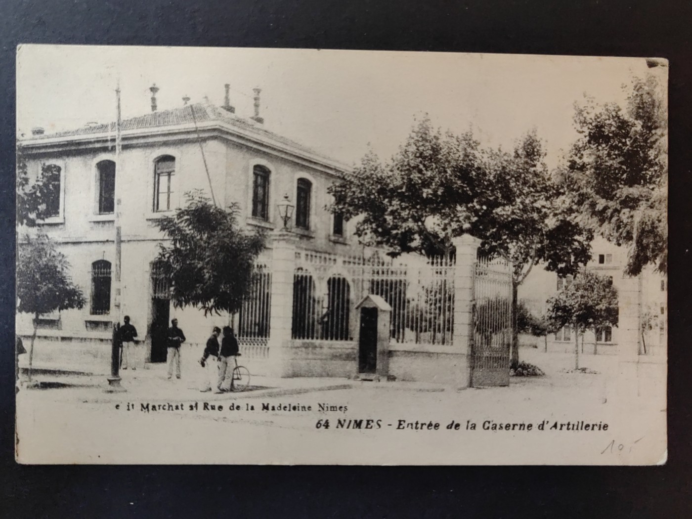 欧洲古典明信片封专场（拍卖）第②⑦场 军邮古典明信片（炮兵营的大门口）