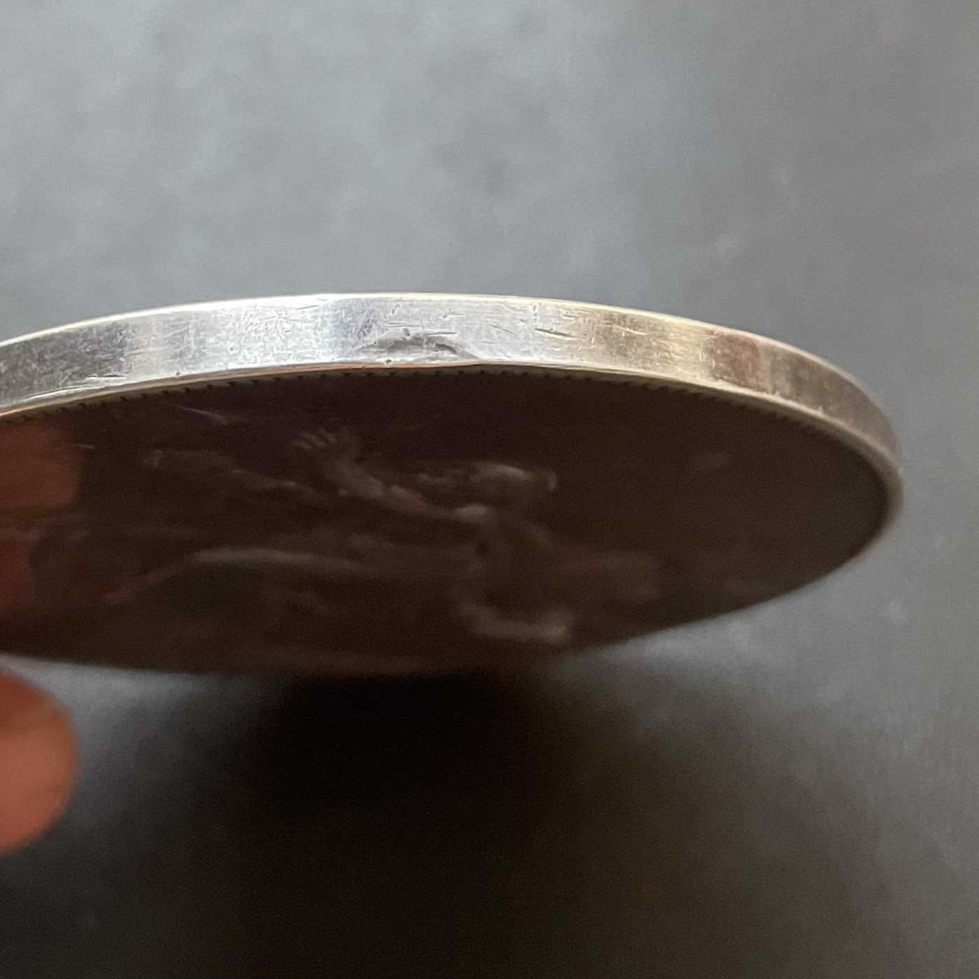 「木头集藏」章牌专场-第33期 Degeorge～法国航空通信银奖章 直径：62.5 mm，120.5g，边铭：丰饶角 ARGENT。