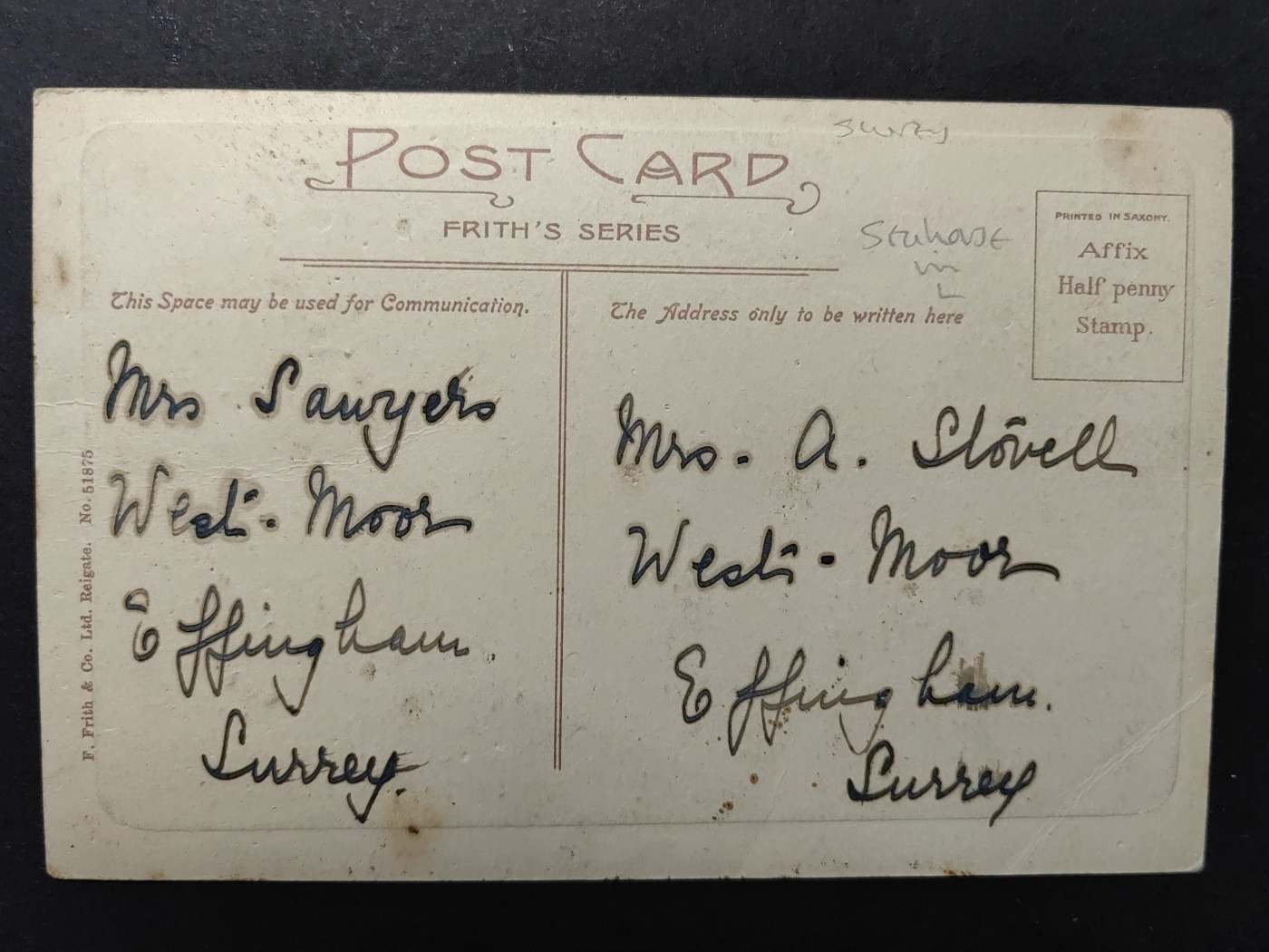 欧洲古典明信片封专场（拍卖）第②⑦场 欧洲古典明信片（沙爾福德）