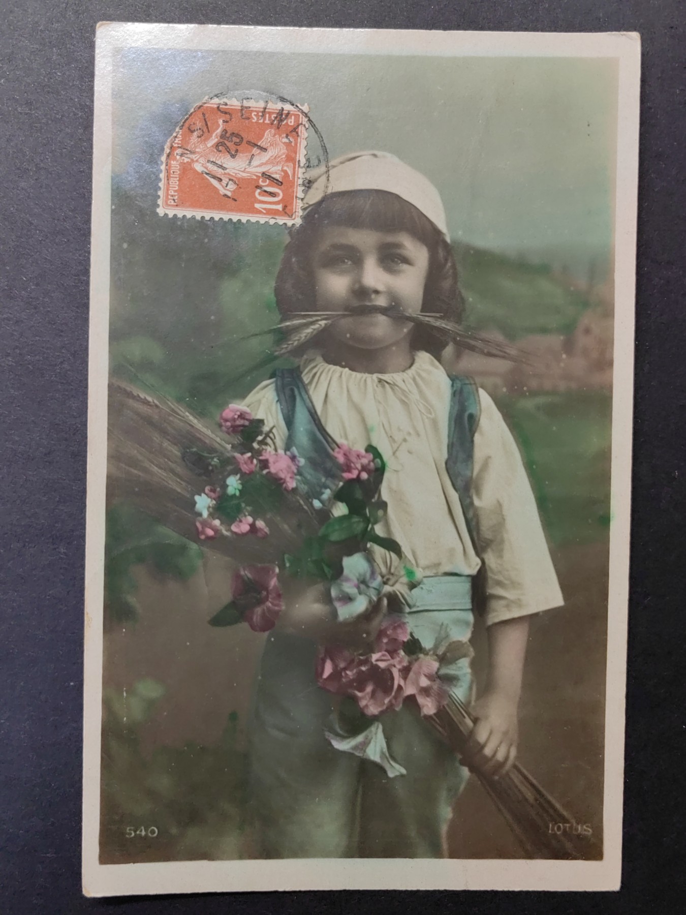 欧洲古典明信片封专场（拍卖）第②⑦场 欧洲古典明信片（含着小麦的男孩）