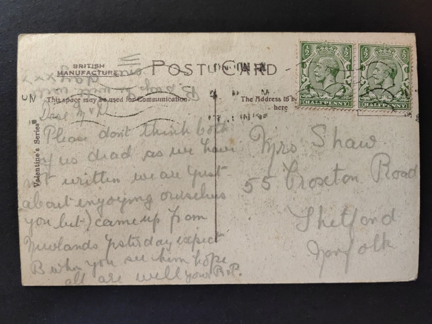 欧洲古典明信片封专场（拍卖）第②⑦场 欧洲古典明信片（吉尔福德河）