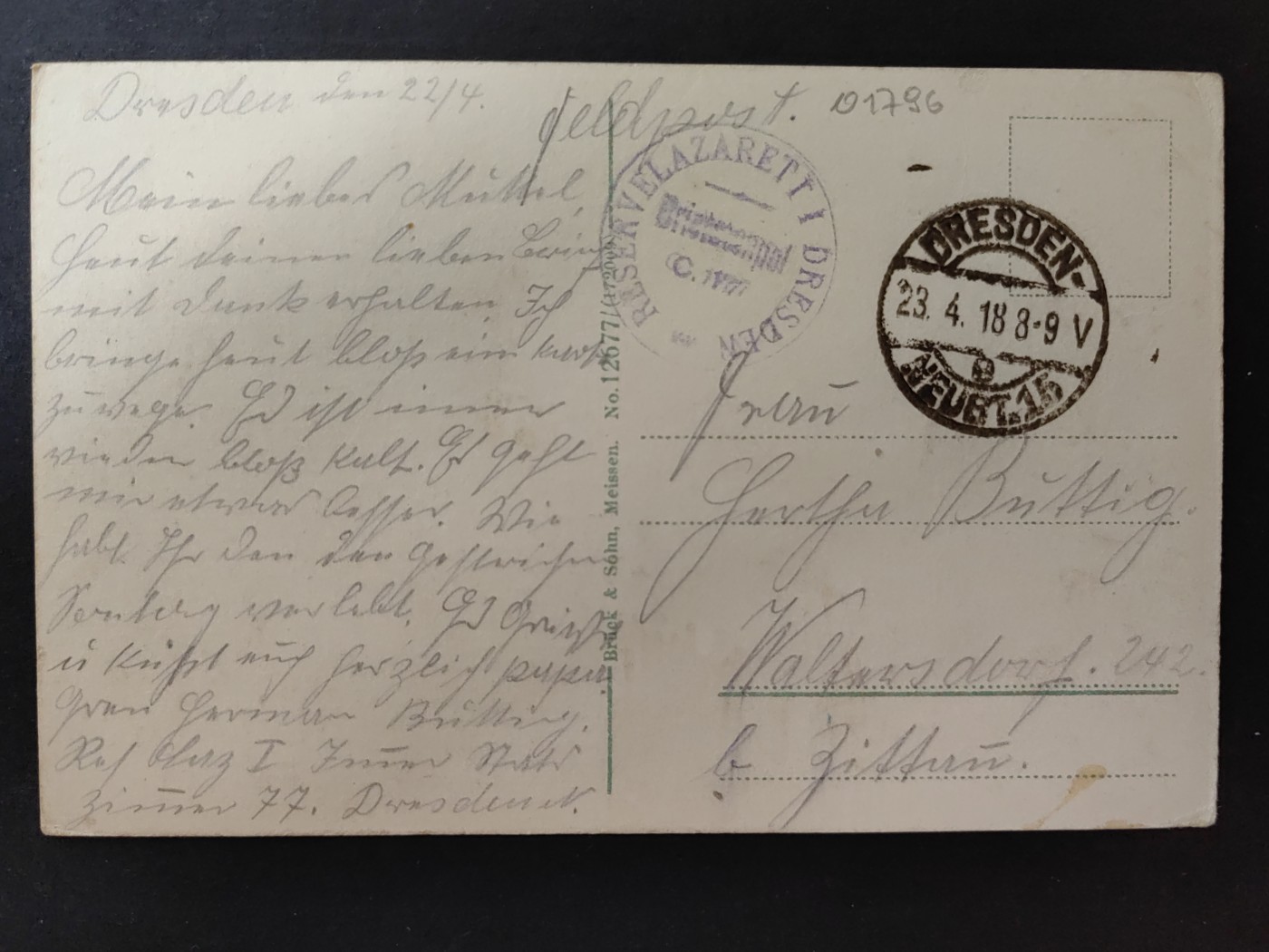 欧洲古典明信片封专场（拍卖）第②⑦场 军邮古典明信片（皮尔尼茨城堡）