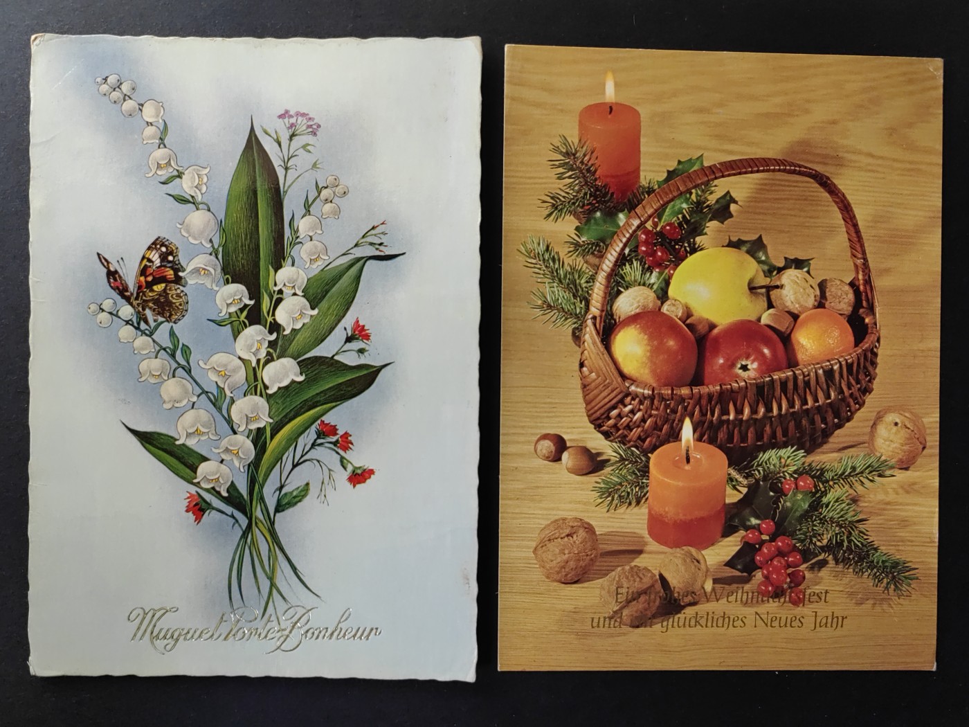 欧洲古典明信片封专场（拍卖）第②⑦场 彩色明信片6件（其中一张是1936年）