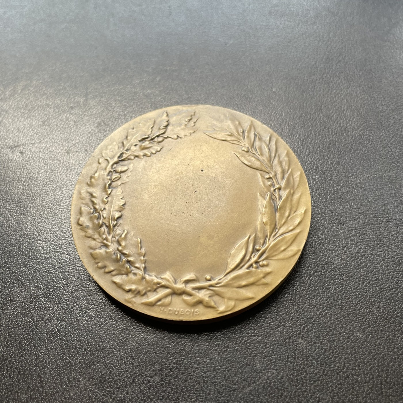 「木头集藏」章牌专场-第33期 Fraisse～法国体育‘力量’铜章 直径：50 mm，60.5g，丰饶角 METAL