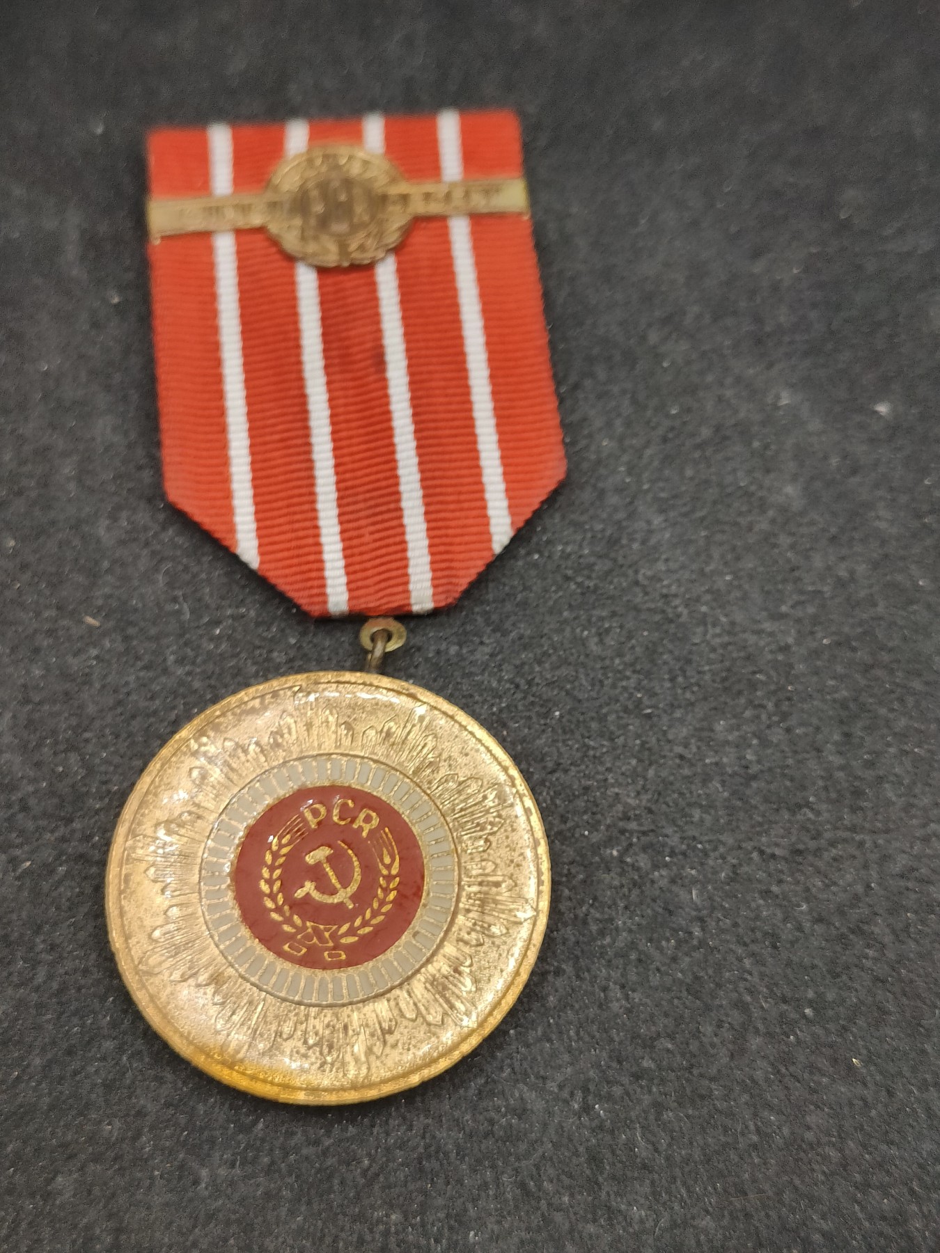 全场0元起拍 第109期 咸鱼国勋章拍卖专场 11月19日（周日）下午6：00开始 罗马尼亚共产党50周年纪念章 7罗马尼亚1964人民军部队成军2