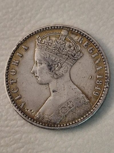 FCO-7-散币 - 英国维多利亚1849年无神弗洛林
